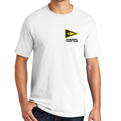 PC55 Core Blend Tee Flag Logo  - White Thumbnail