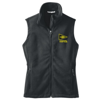 L219 Ladies Fleece Vest Flag Logo 5 Colors Thumbnail